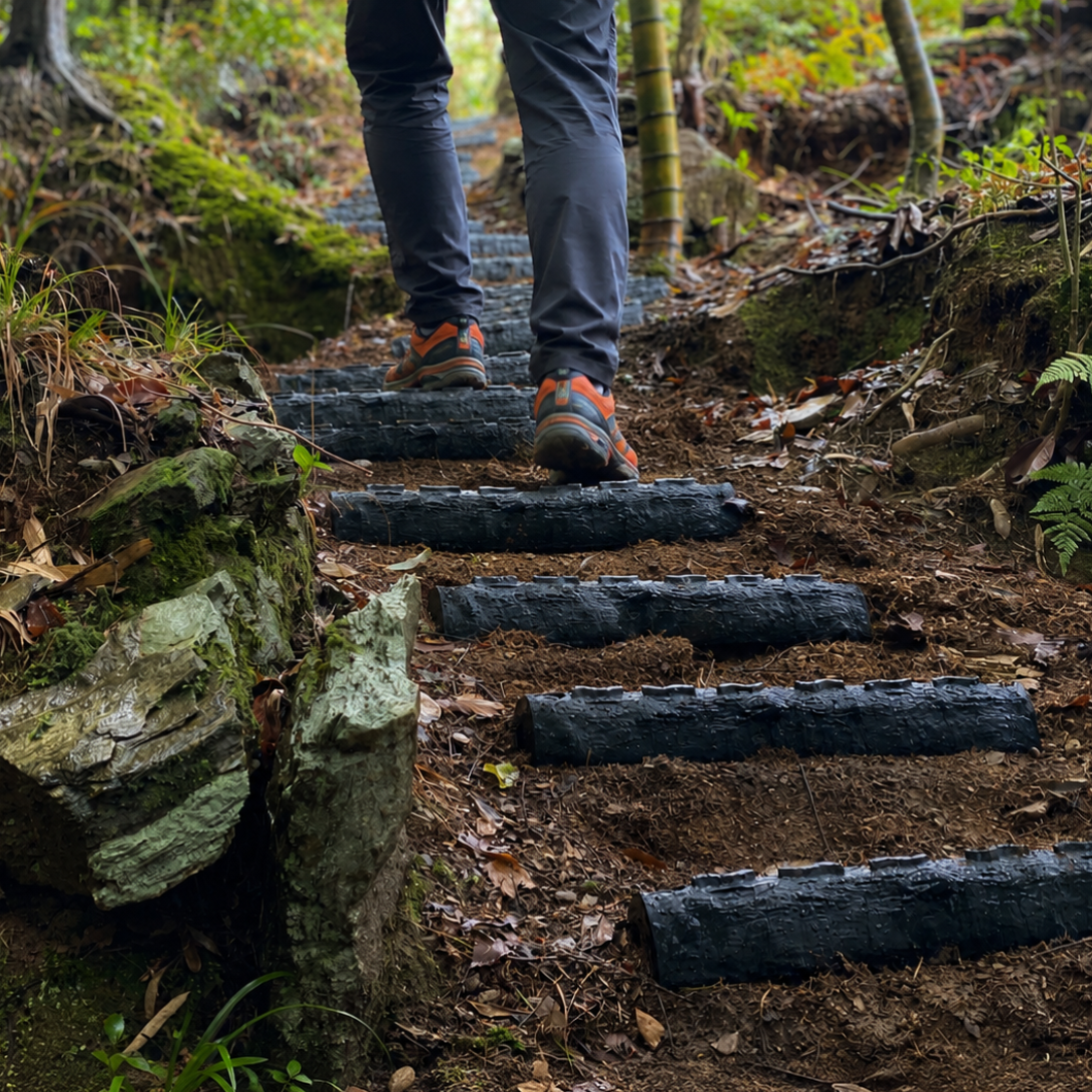 Why So Many Hillside Stairs Are Hard to Walk On